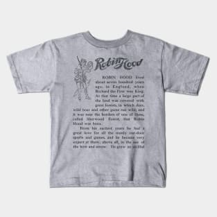 Robin Hood - Sherwood Forest - Little John - Children's book Kids T-Shirt